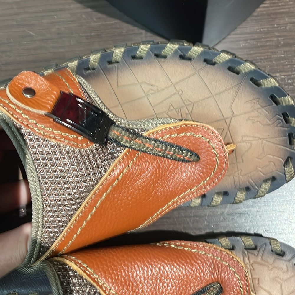 Men’s leather sandals - Picture 4 of 6